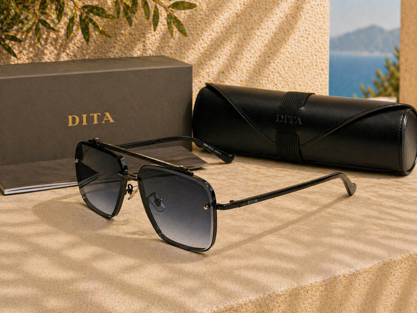 Dita Mach-Six Titanyum Erkek Güneş Gözlüğü