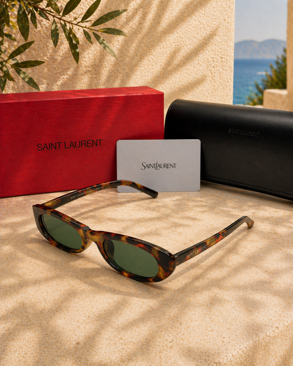 Saint Laurent Saint Laurent SL 557 Shade 002 Havana Kadın Güneş Gözlüğü