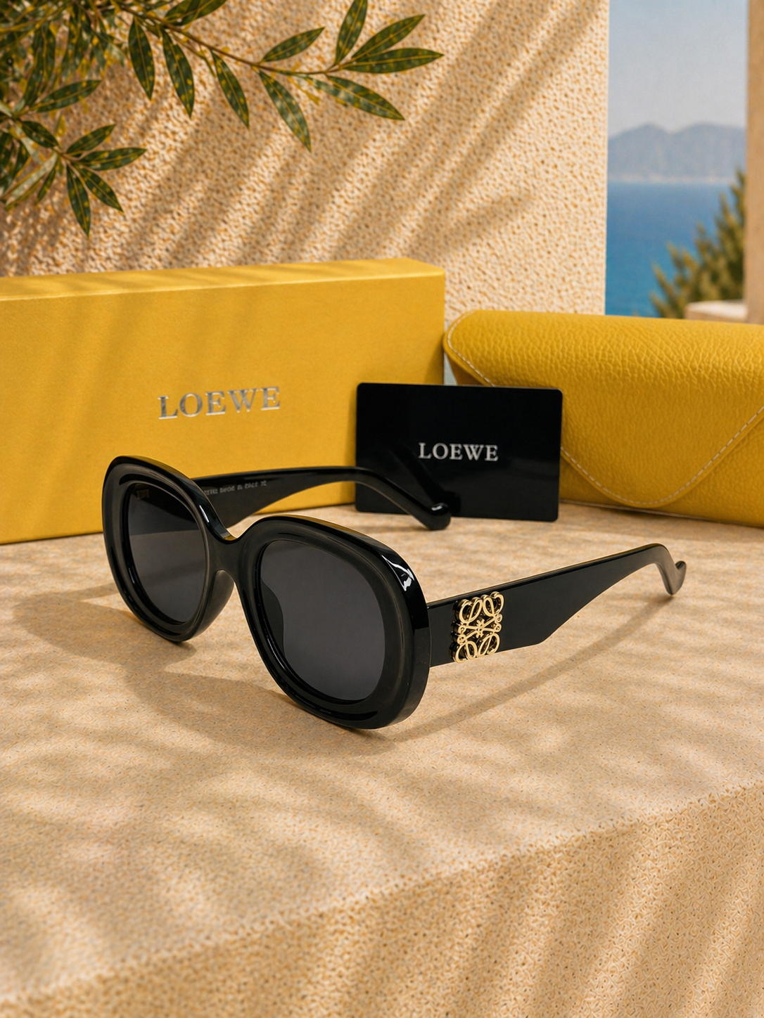 Loewe Loewe Chunky Anagram Oval Kadın Güneş Gözlüğü