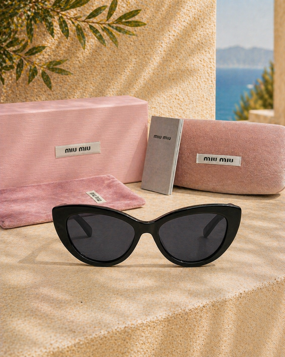 Miu Miu Miu Miu MU 04YS 1AB5D1 54 Cat Eye Kadın Güneş Gözlüğü