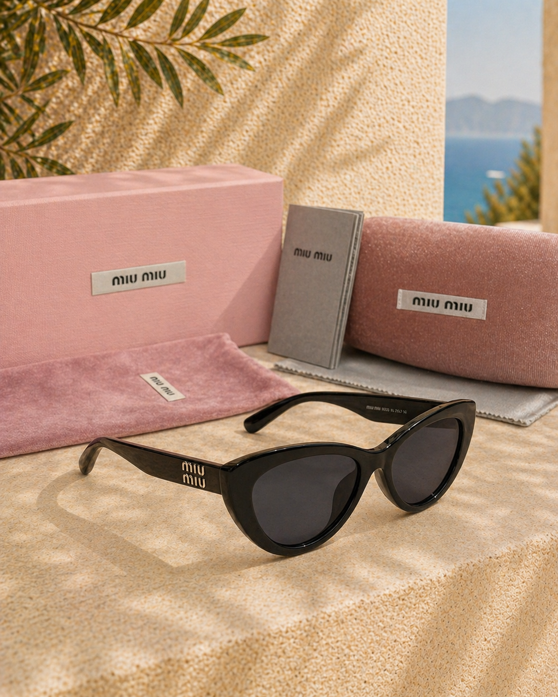 Miu Miu Miu Miu MU 04YS 1AB5D1 54 Cat Eye Kadın Güneş Gözlüğü