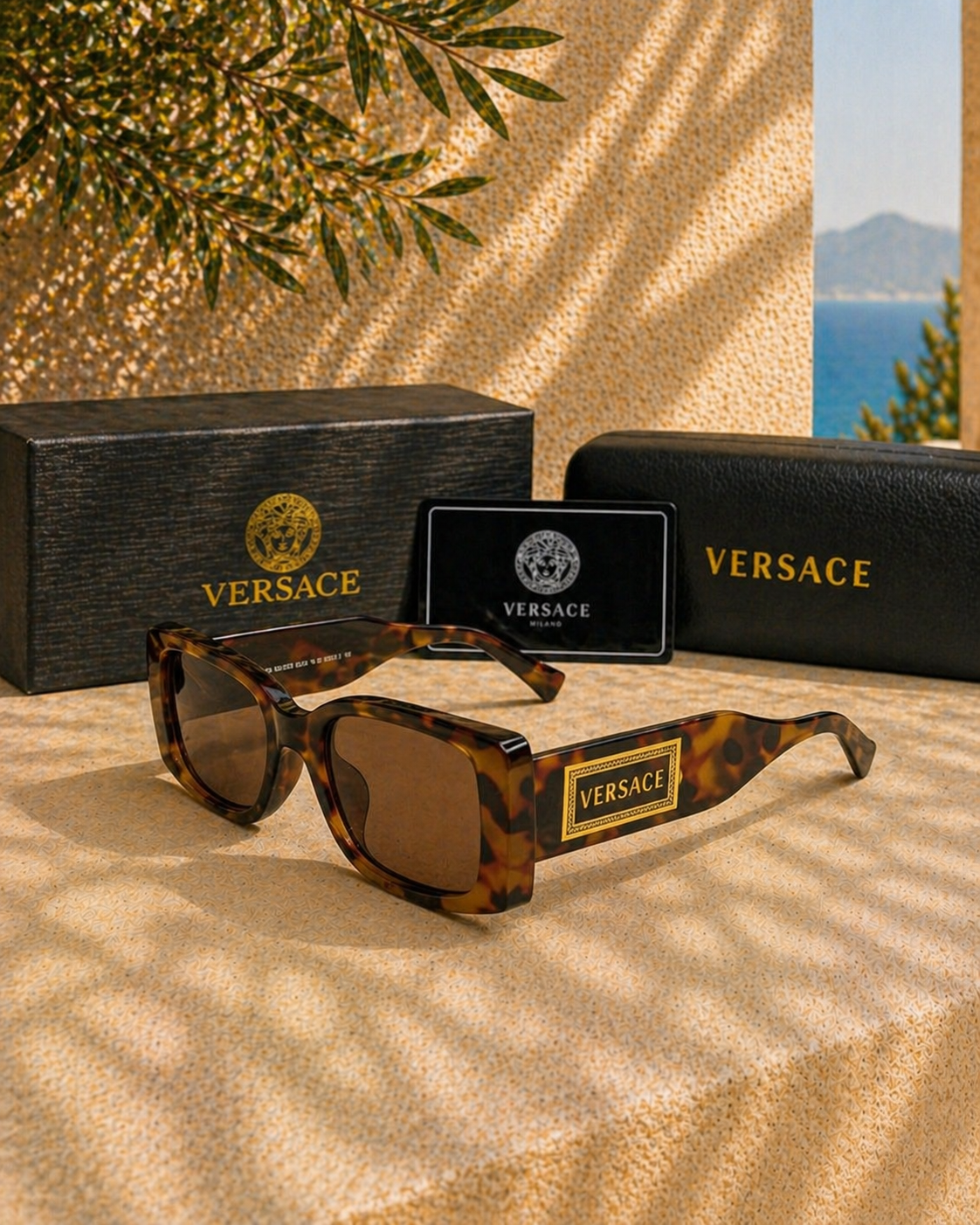 Versace Versace VE4377 108/73 Havana Kadın Güneş Gözlüğü