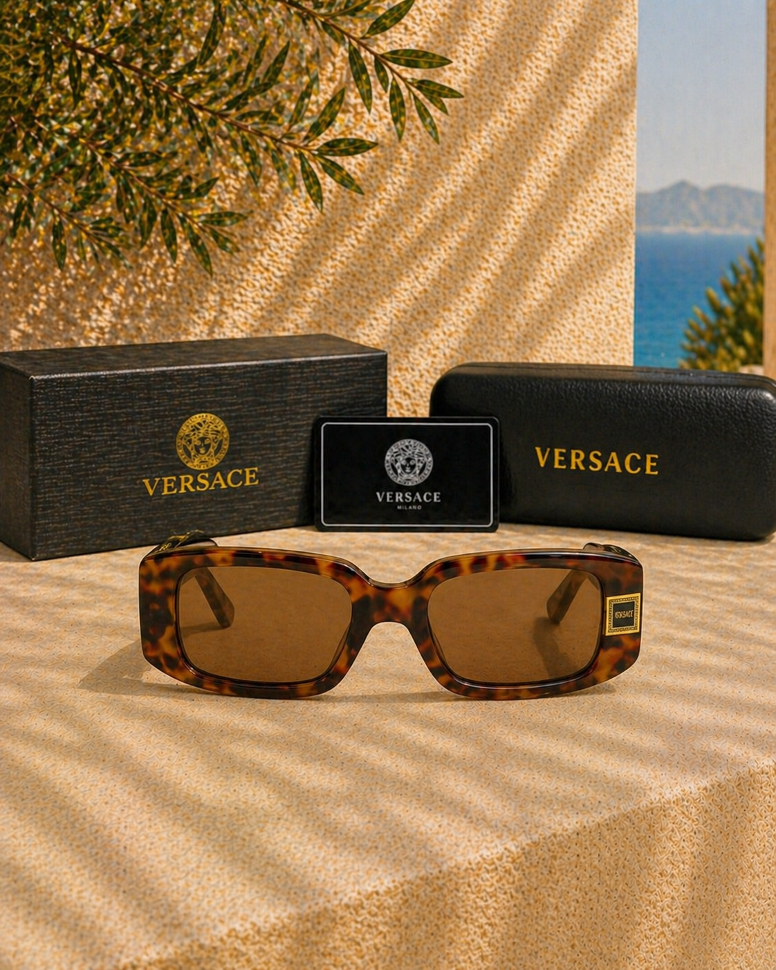 Versace Versace VE4377 108/73 Havana Kadın Güneş Gözlüğü