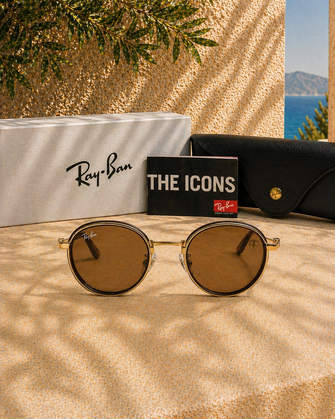 Ray Ban Ray-Ban Scuderia Ferrari RB3703M Geometrik Unisex Güneş Gözlüğü