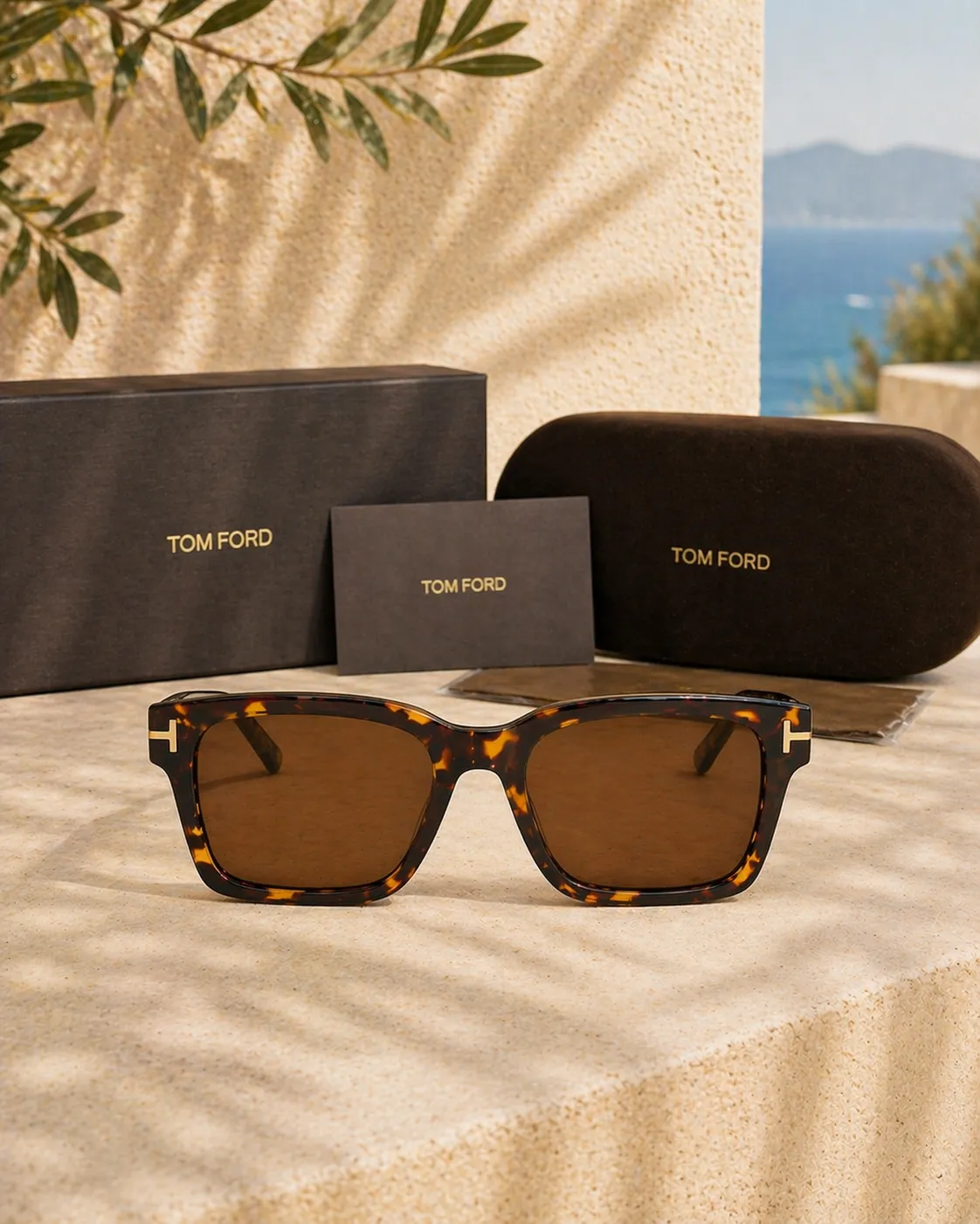 TOM FORD Tom Ford Icon TF1203 52R Havana Unisex Güneş Gözlüğü
