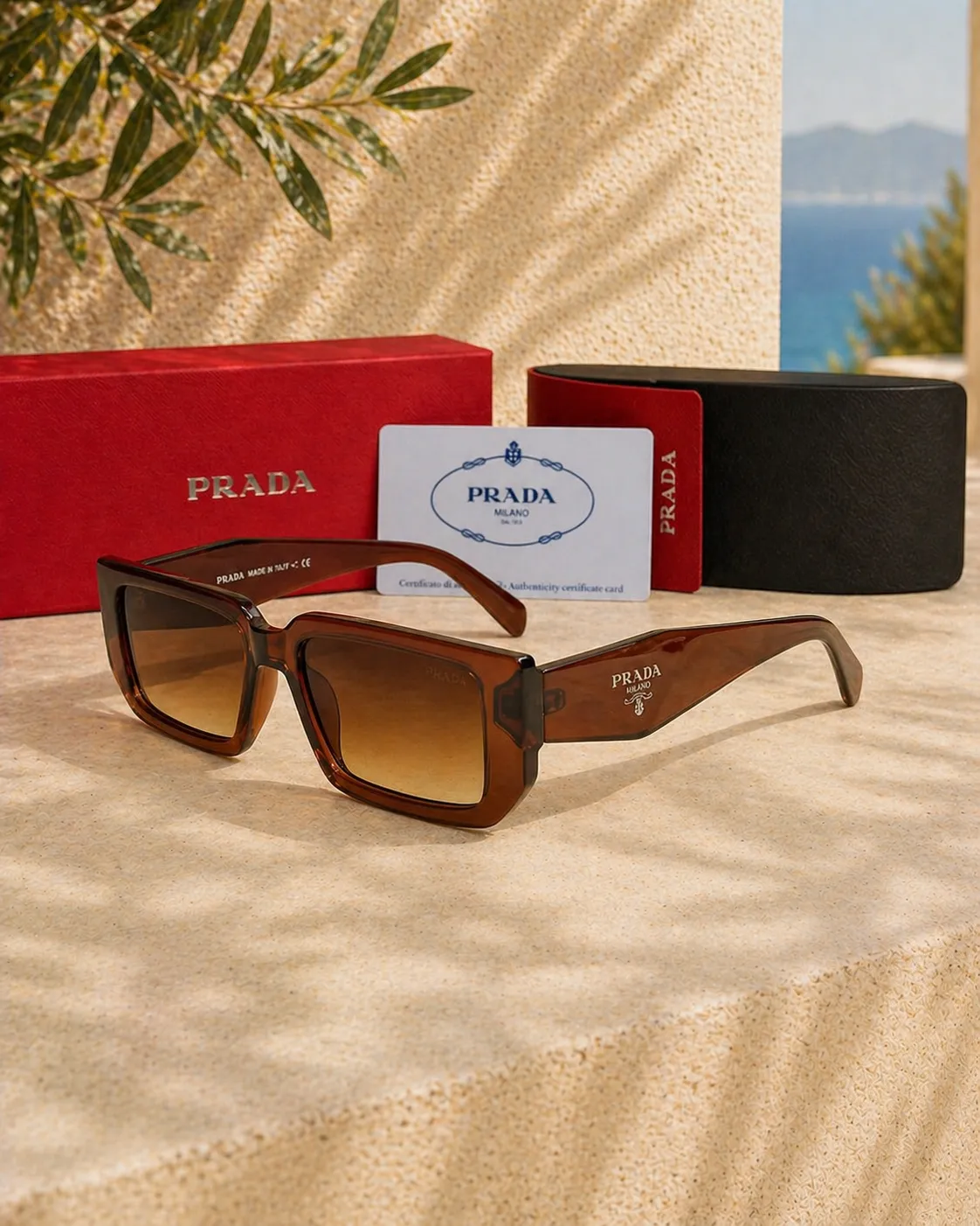 Prada Prada PR 27ZS 19J09Z 54 Tortoise Kadın Güneş Gözlüğü