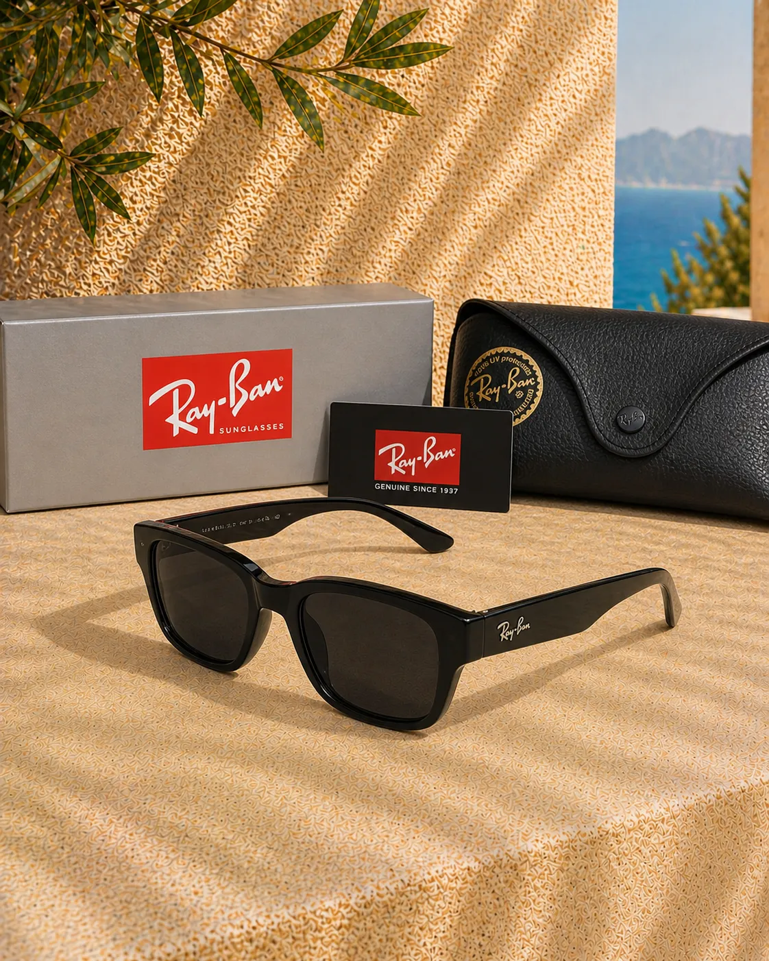 Ray Ban Ray-Ban Jeffrey 0RB2190 Kare Erkek Güneş Gözlüğü