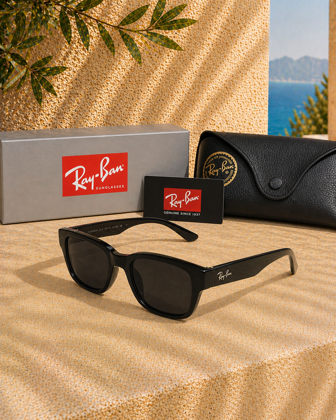 Ray Ban Ray-Ban Jeffrey 0RB2190 Kare Erkek Güneş Gözlüğü