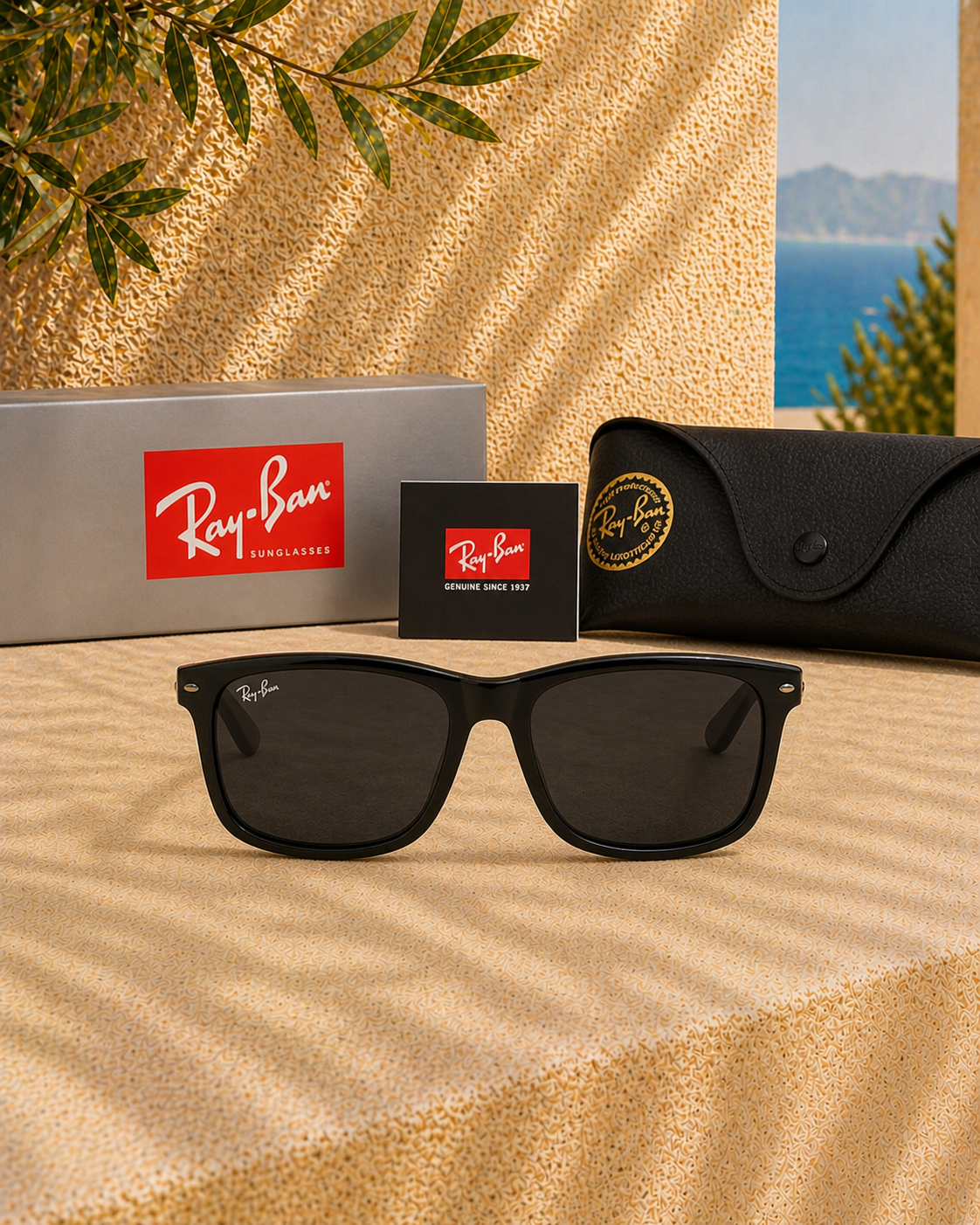 Ray Ban Ray-Ban Jeffrey 0RB2190 Kare Erkek Güneş Gözlüğü