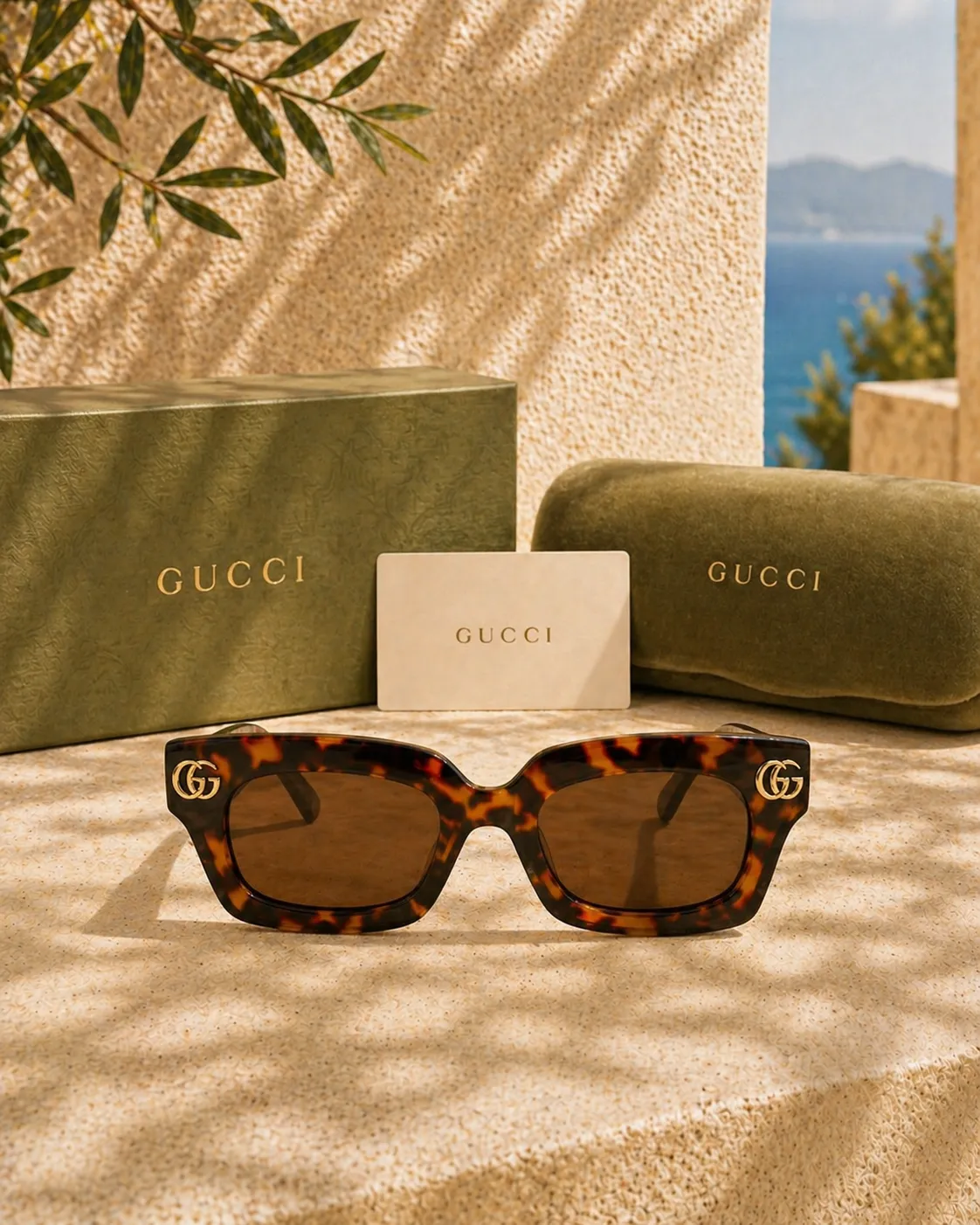 Gucci Gucci Tortoise Kadın Güneş Gözlüğü