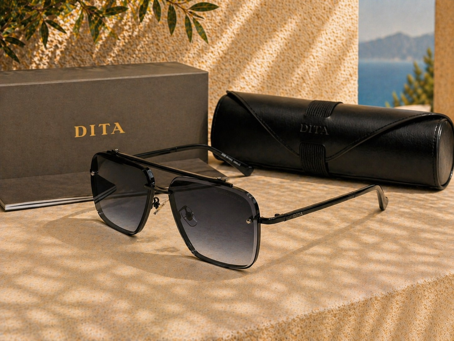 Dita Dita Mach-Six Titanyum Erkek Güneş Gözlüğü