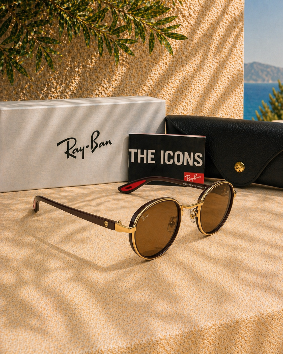 Ray Ban Ray-Ban Scuderia Ferrari RB3703M Geometrik Unisex Güneş Gözlüğü