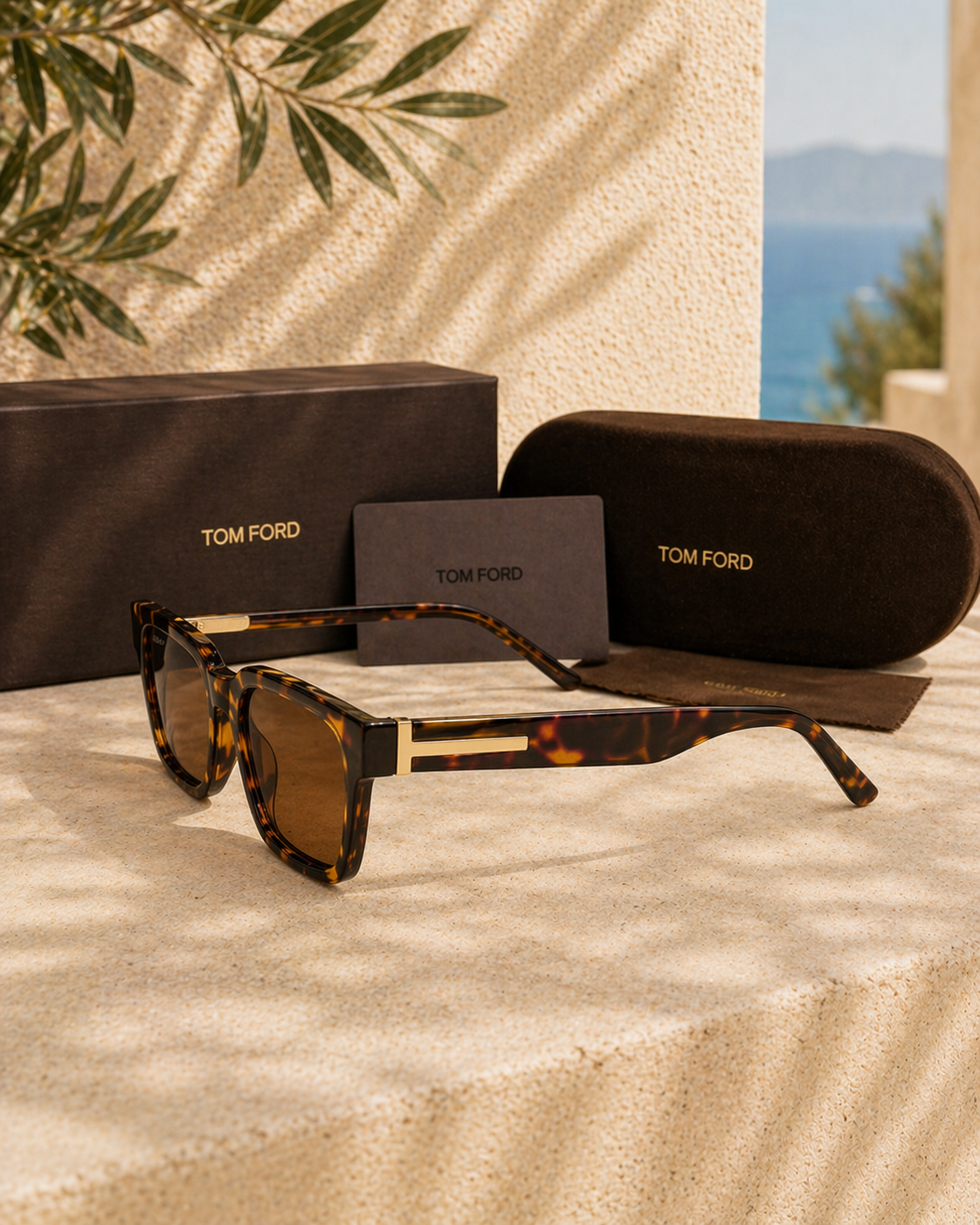 TOM FORD Tom Ford Icon TF1203 52R Havana Unisex Güneş Gözlüğü