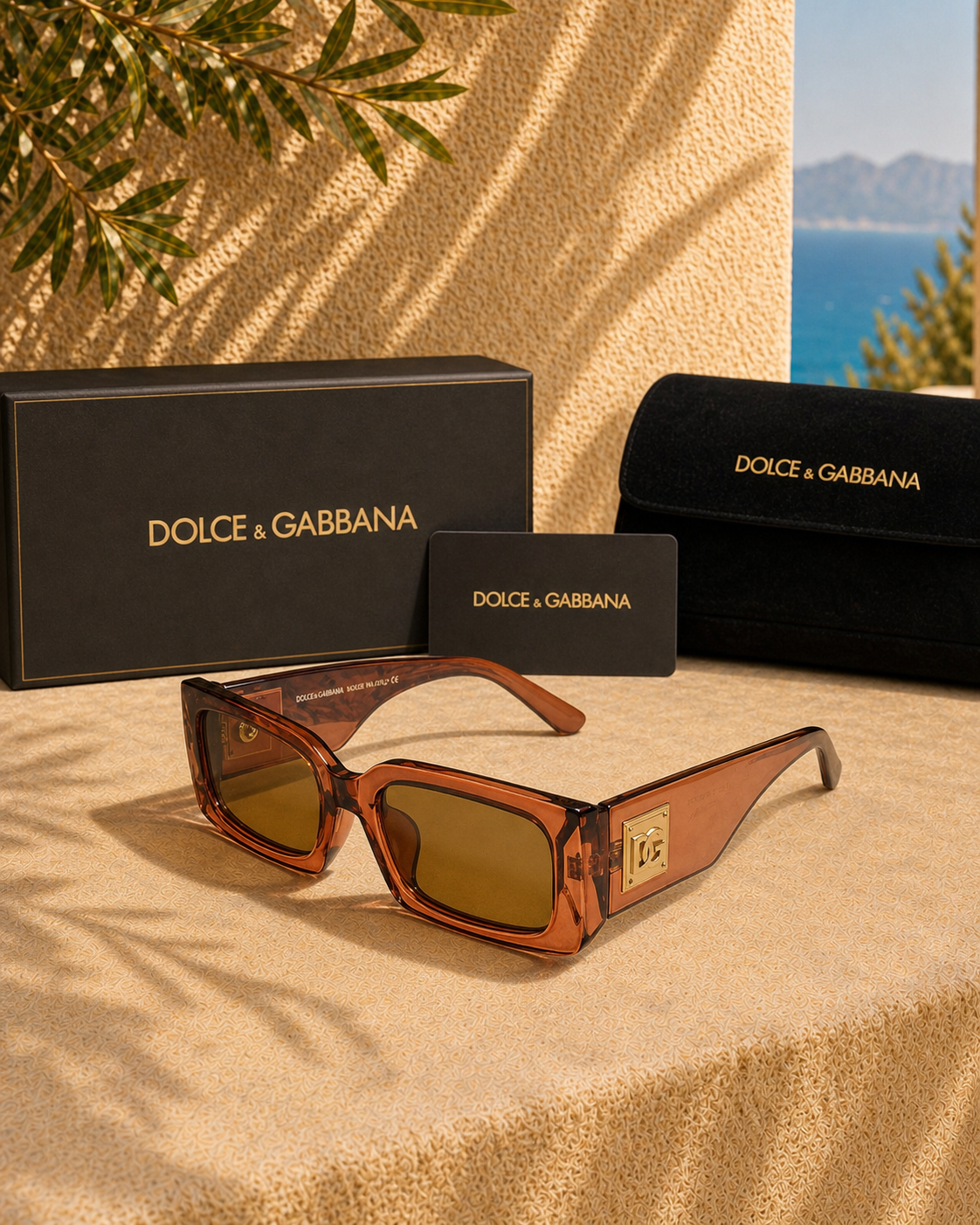 Dolce&Gabbana Dolce & Gabbana DG4416 Havana Dikdörtgen Kadın Güneş Gözlüğü