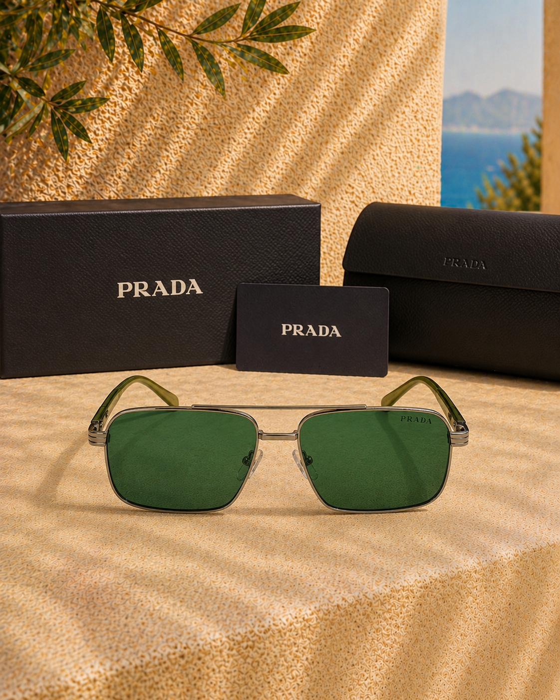 Prada Prada PR A57S / SPRA57 Geometrik Erkek Güneş Gözlüğü