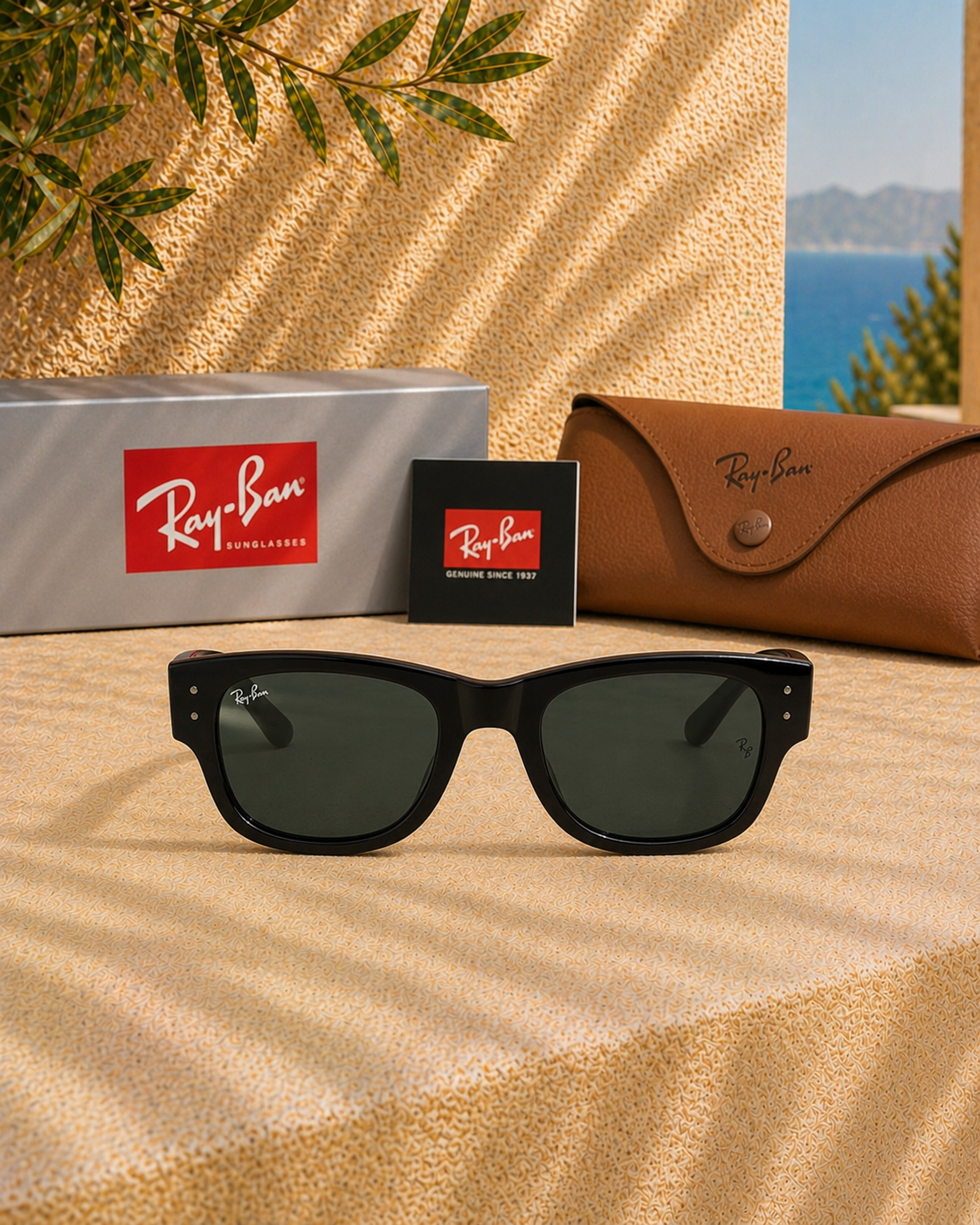 Ray Ban Ray-Ban Mega Wayfarer RB0840S Kalın Çerçeveli Unisex Güneş Gözlüğü