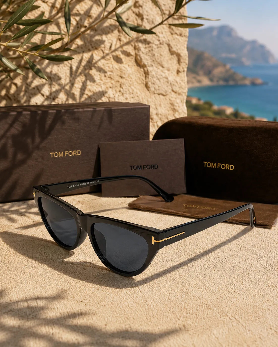 TOM FORD Tom Ford Amber FT0990 Cat-Eye Kadın Güneş Gözlüğü