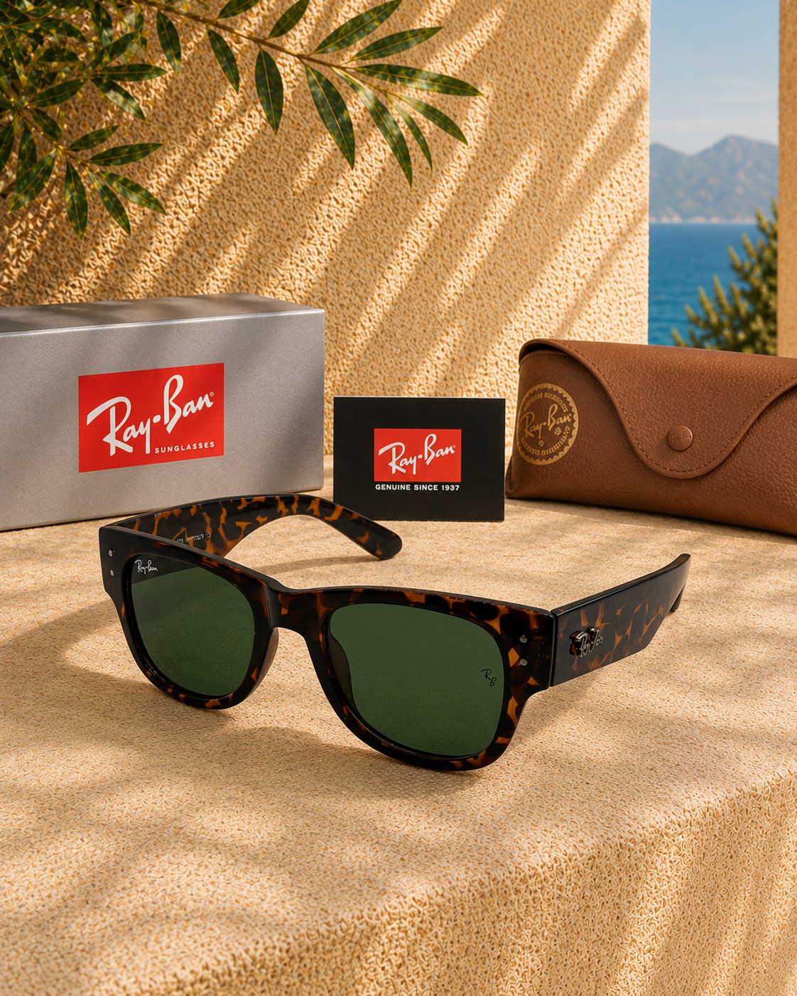 Ray Ban Ray-Ban Mega Wayfarer Havana RB0840S Unisex Güneş Gözlüğü