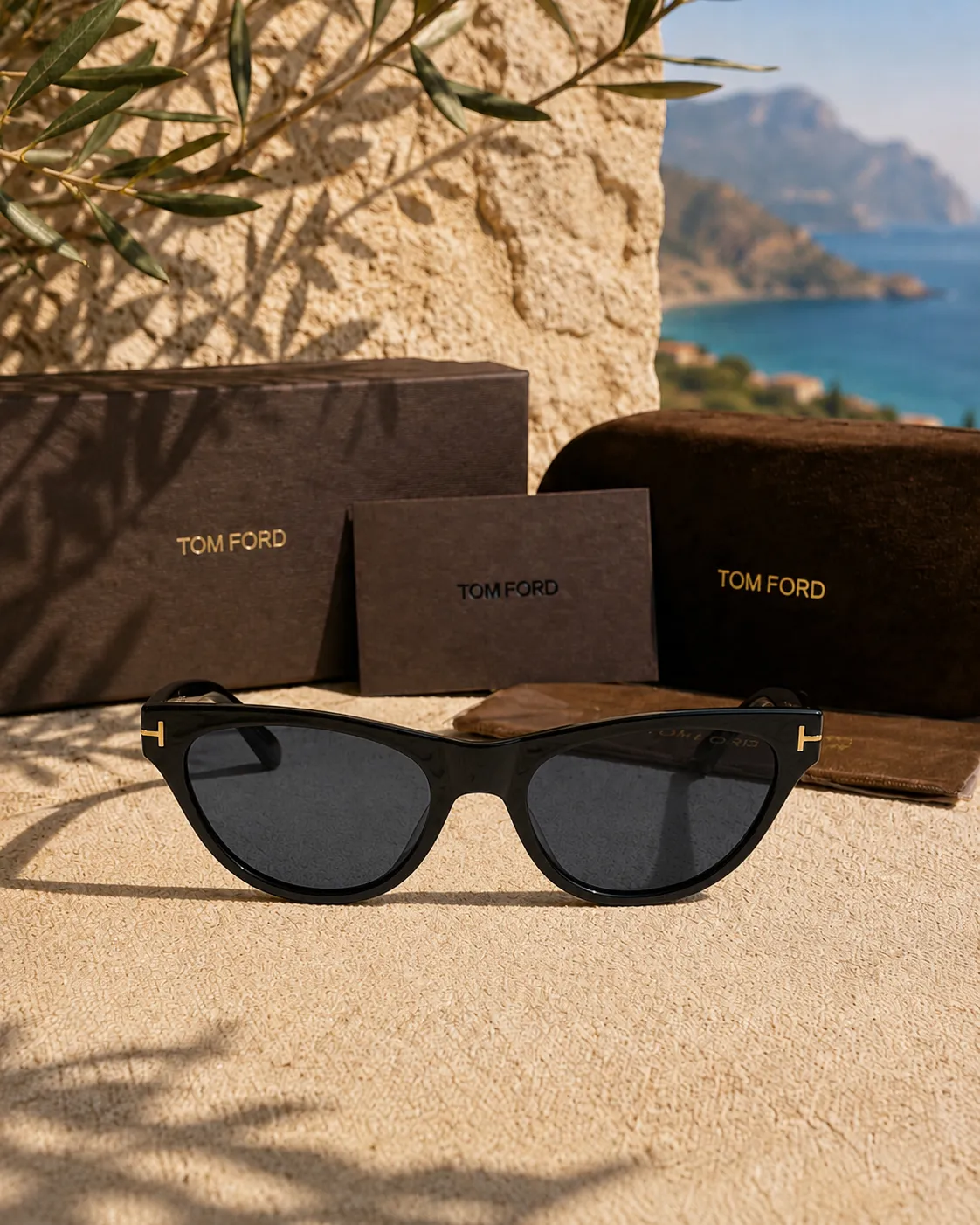 TOM FORD Tom Ford Amber FT0990 Cat-Eye Kadın Güneş Gözlüğü