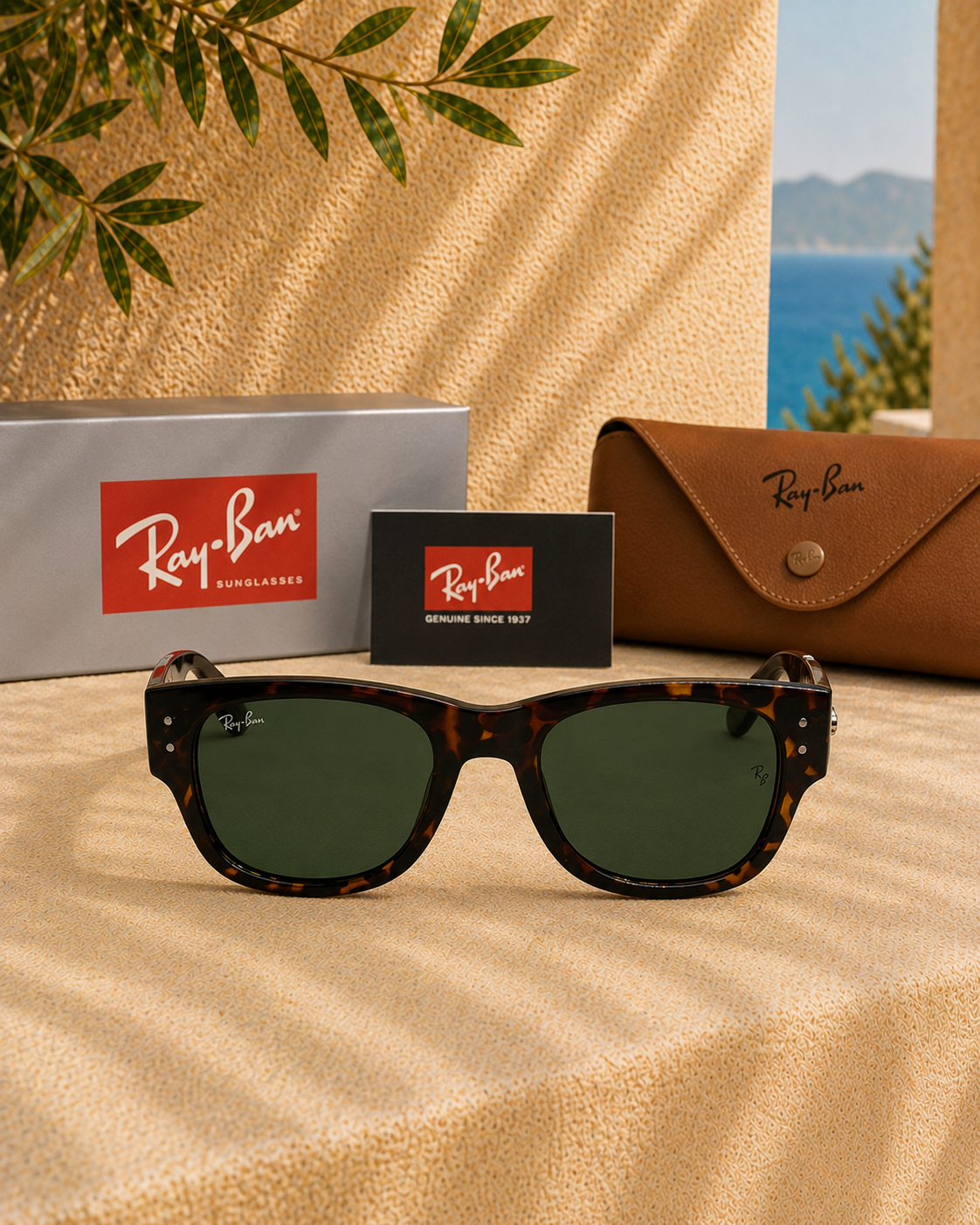 Ray Ban Ray-Ban Mega Wayfarer Havana RB0840S Unisex Güneş Gözlüğü