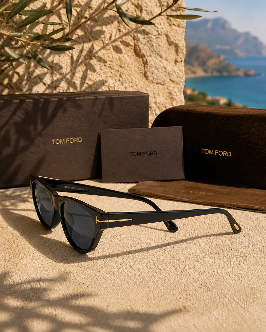 TOM FORD Tom Ford Amber FT0990 Cat-Eye Kadın Güneş Gözlüğü