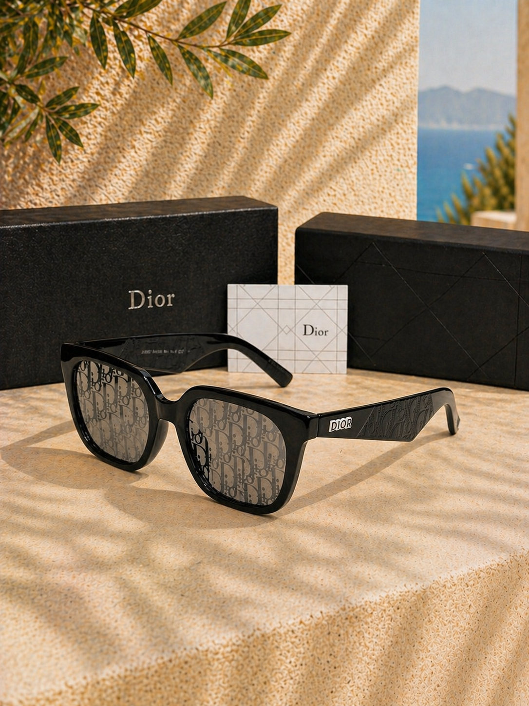 Dior Dior Oblique Desenli Gümüş Aynalı Unisex Güneş Gözlüğü