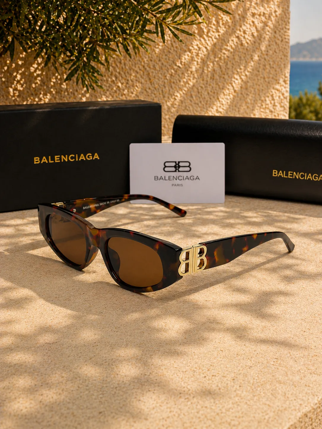 Balenciaga Balenciaga BB0095S 002 Havana Kadın Güneş Gözlüğü