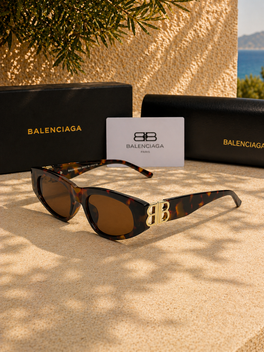 Balenciaga Balenciaga BB0095S 002 Havana Kadın Güneş Gözlüğü