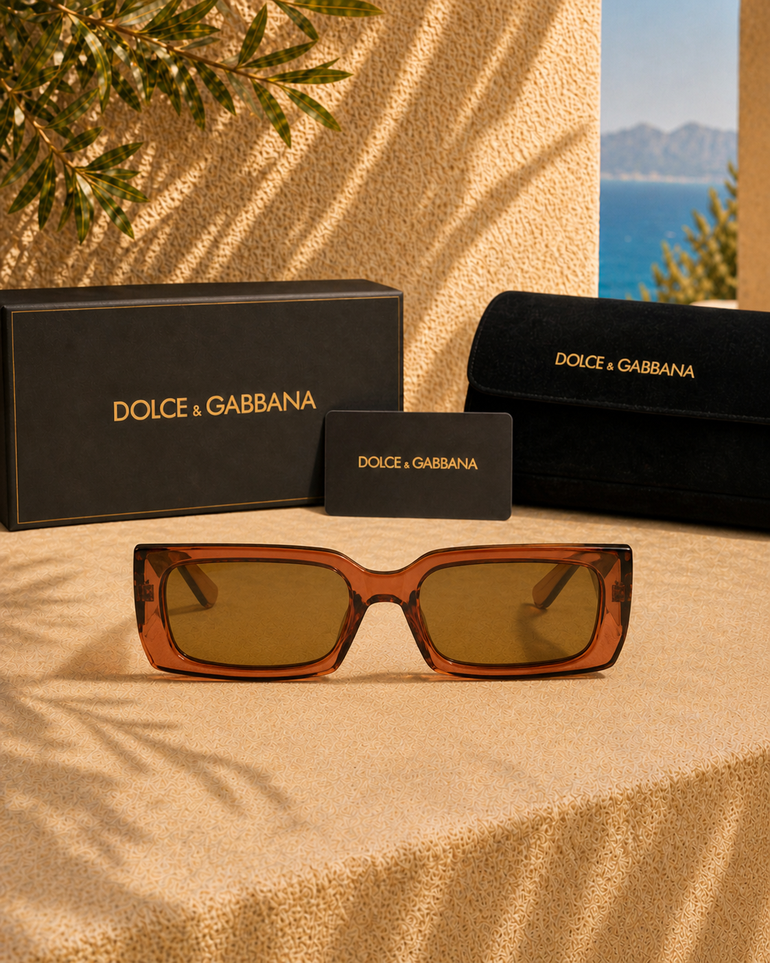 Dolce&Gabbana Dolce & Gabbana DG4416 Havana Dikdörtgen Kadın Güneş Gözlüğü