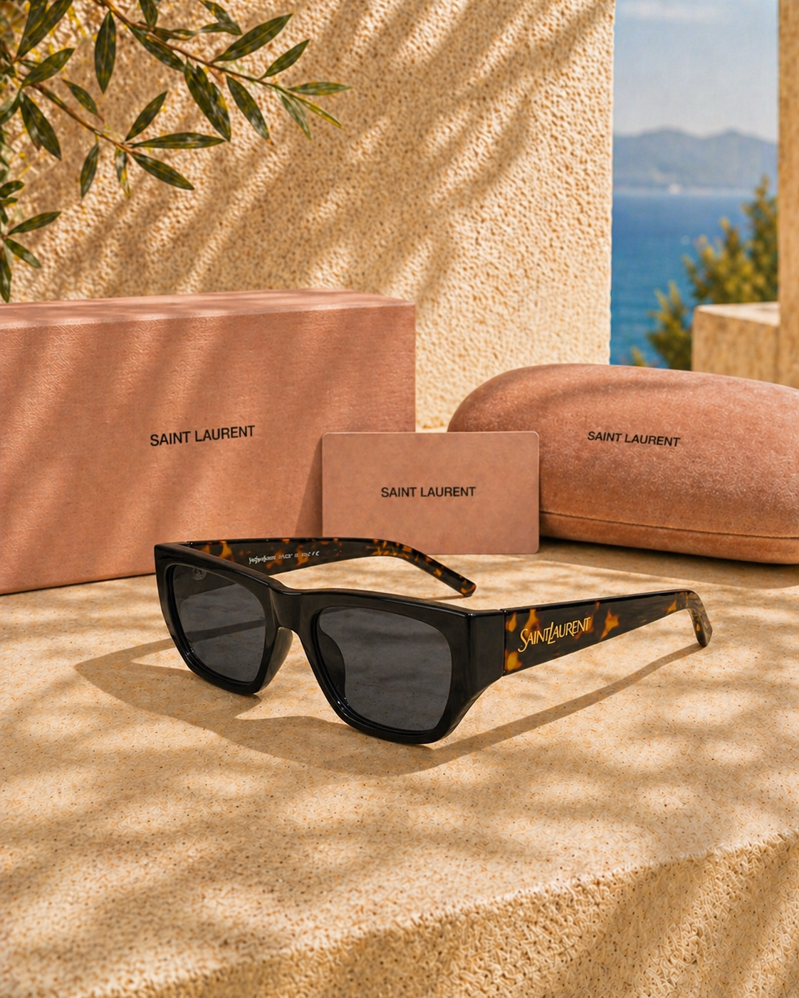 Saint Laurent SL 740 004 İki Renkli Kadın Güneş Gözlüğü