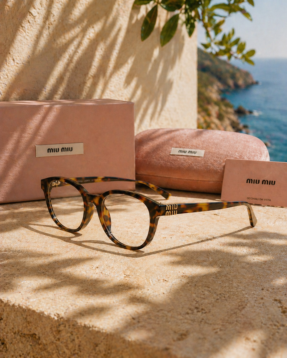 Miu Miu Miu Miu MU 02WV Havana Optik Gözlük Çerçevesi