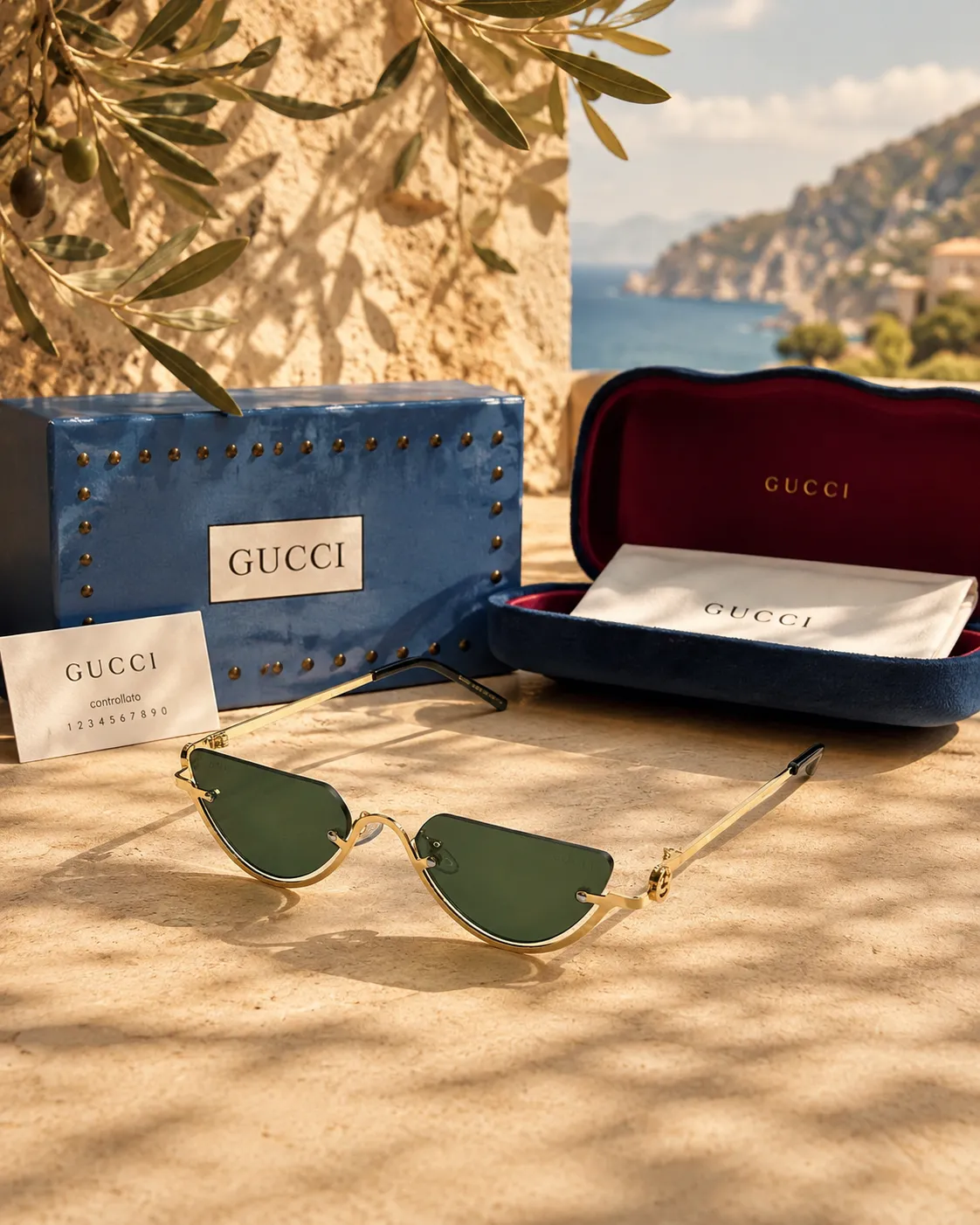 Gucci Gucci GG1603S 001 Cat-Eye Kadın Güneş Gözlüğü