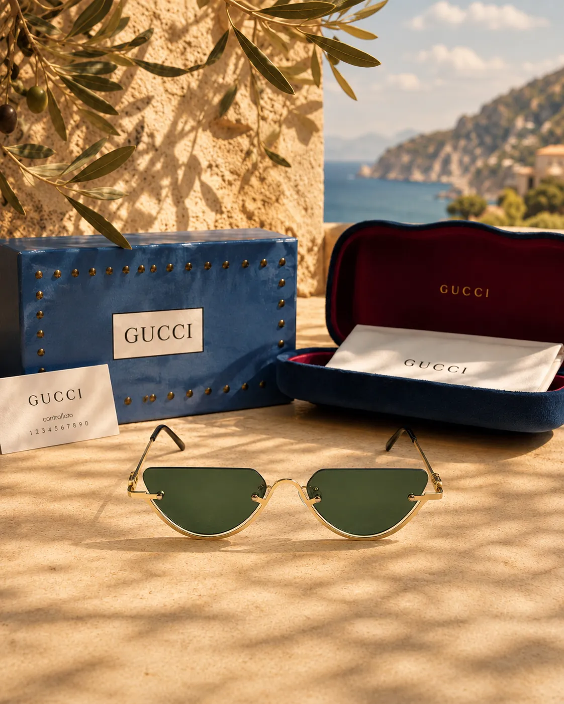 Gucci Gucci GG1603S 001 Cat-Eye Kadın Güneş Gözlüğü