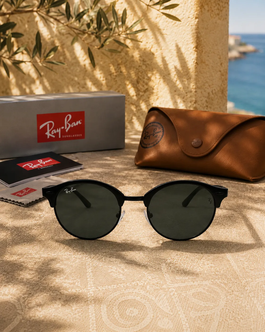 Ray Ban Ray-Ban Clubround RB4246 Unisex Güneş Gözlüğü
