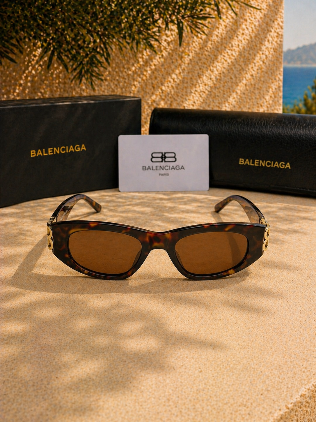 Balenciaga BB0095S 002 Havana Kadın Güneş Gözlüğü
