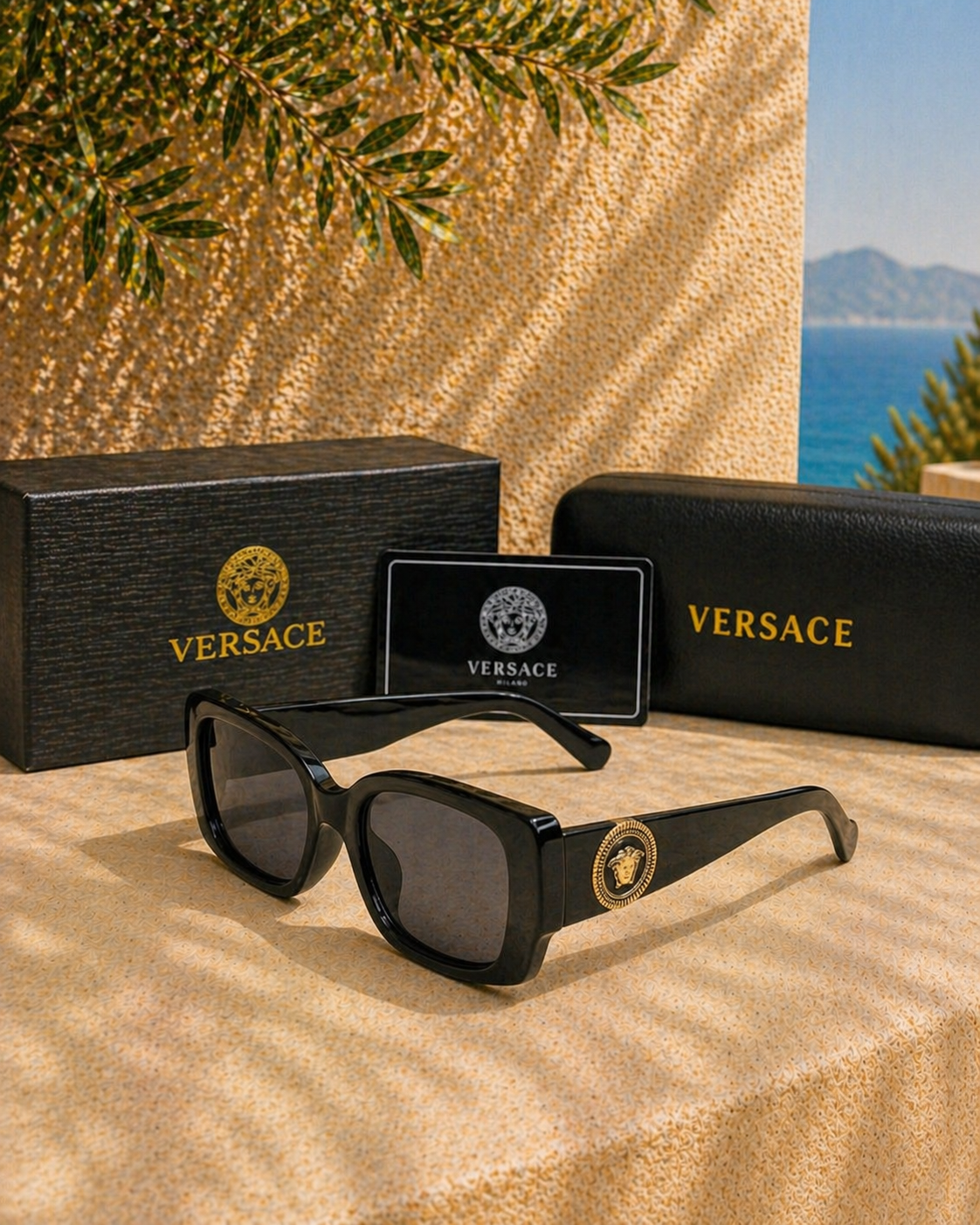 Versace Versace Medusa Detaylı Kadın Güneş Gözlüğü