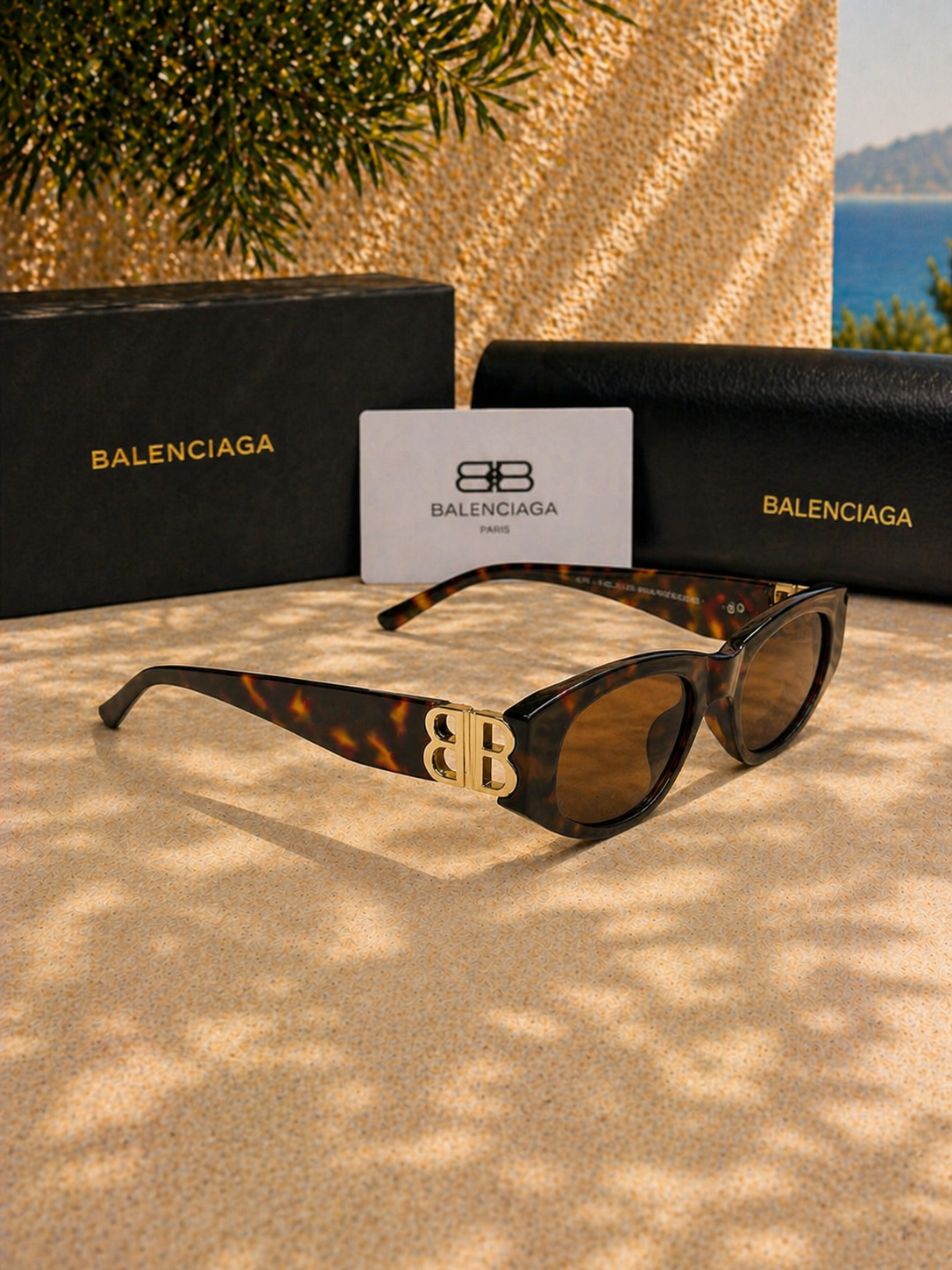 Balenciaga Balenciaga BB0095S 002 Havana Kadın Güneş Gözlüğü