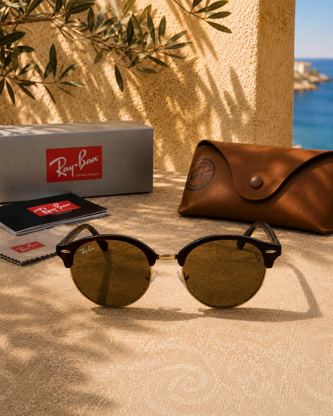 Ray Ban Ray-Ban Clubround RB4246 990 Unisex Güneş Gözlüğü