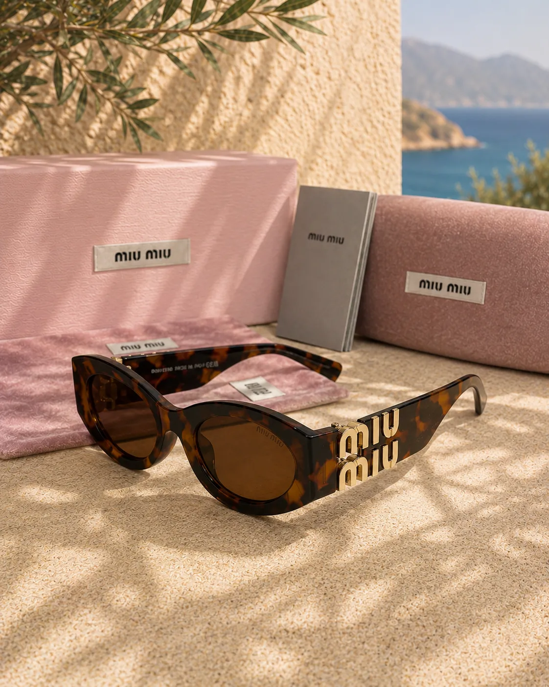 Miu Miu Miu Miu Glimpse MU 11WS Havana Kadın Güneş Gözlüğü