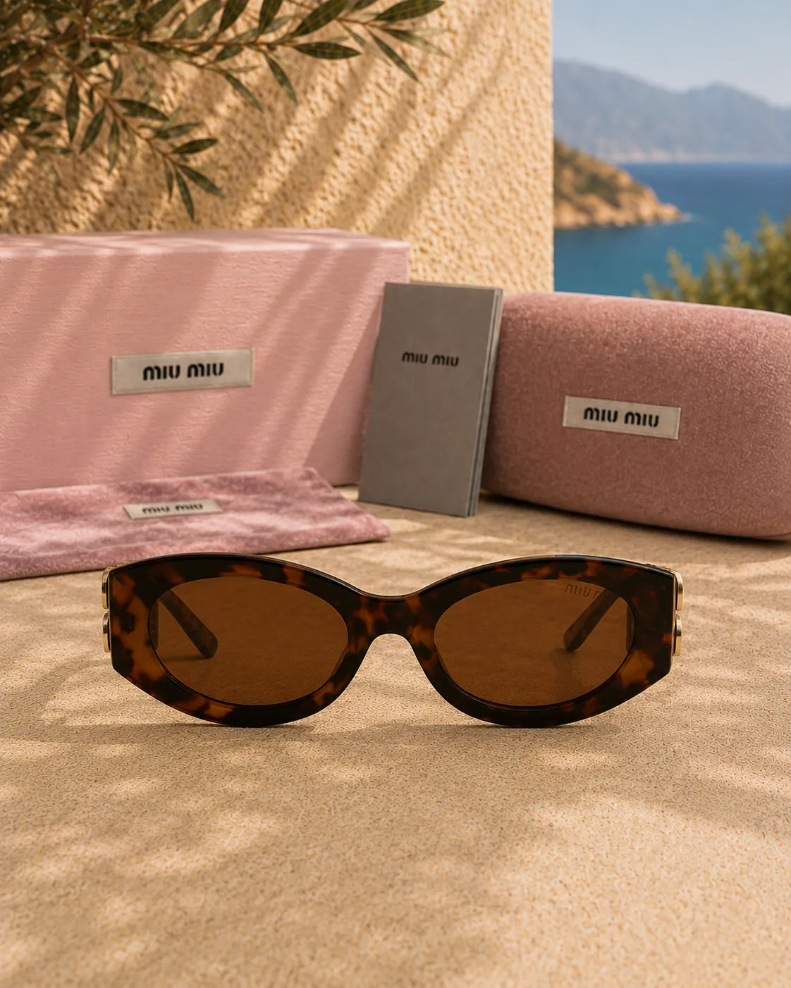 Miu Miu Miu Miu Glimpse MU 11WS Havana Kadın Güneş Gözlüğü