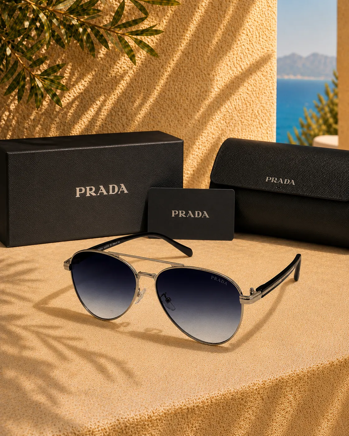 Prada Prada PR 54ZS Pilot Erkek Güneş Gözlüğü