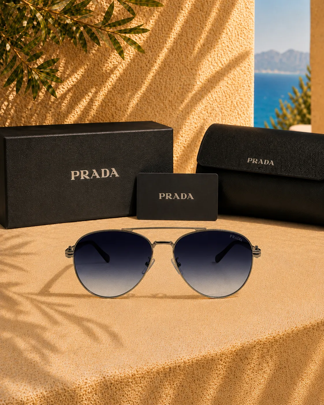 Prada Prada PR 54ZS Pilot Erkek Güneş Gözlüğü