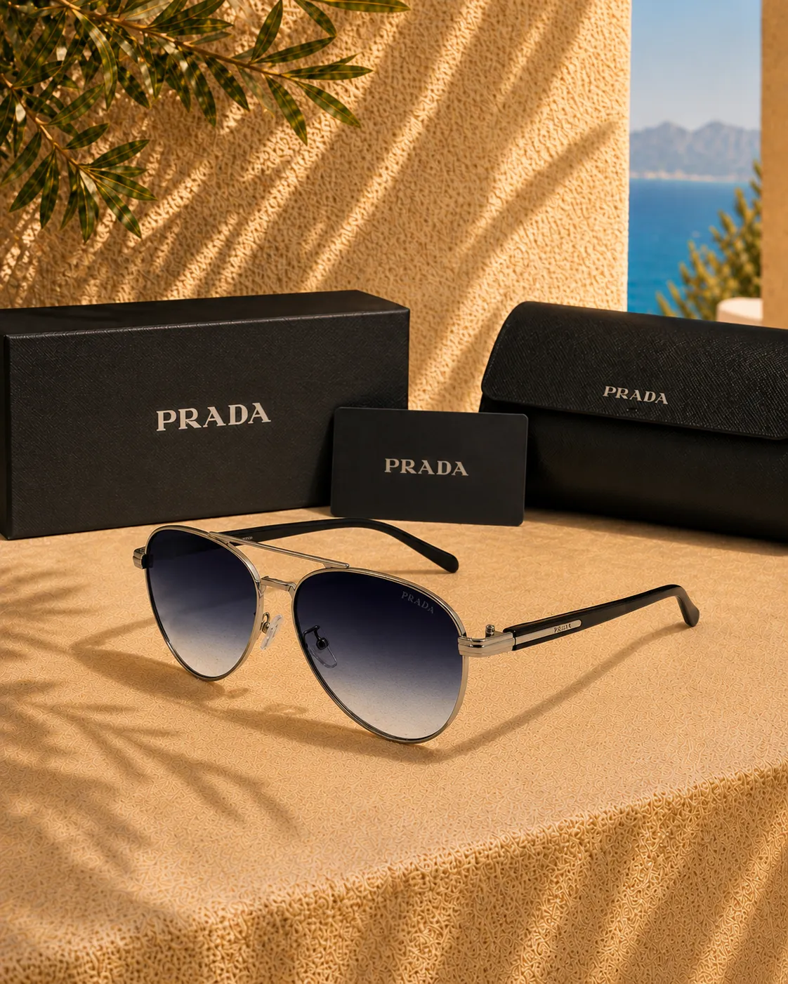 Prada Prada PR 54ZS Pilot Erkek Güneş Gözlüğü