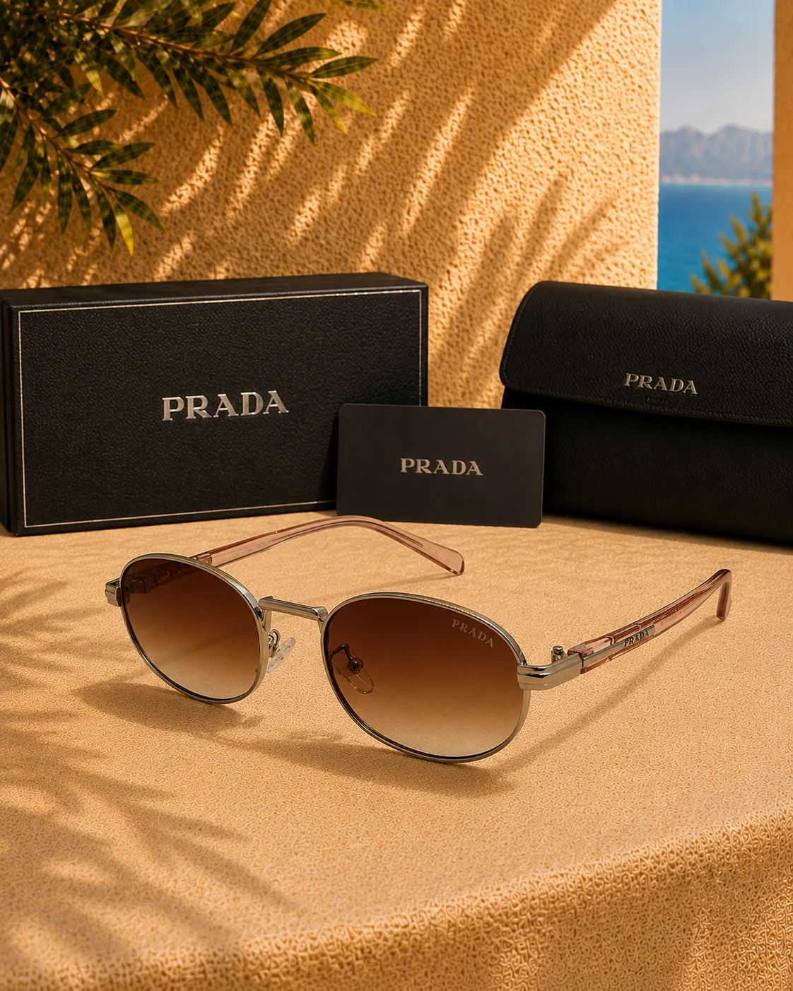Prada Prada PR B53S / PR B52S Oval Güneş Gözlüğü
