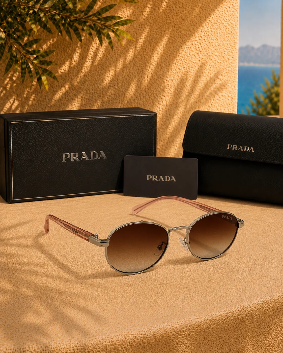Prada Prada PR B53S / PR B52S Oval Güneş Gözlüğü